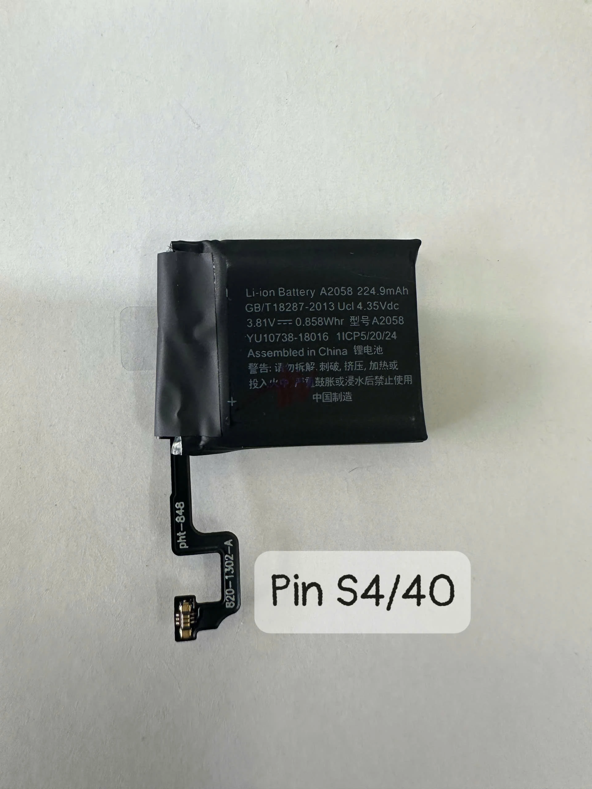 Pin Apple Watch Series 4 Zin Bóc Máy – 40mm & 44mm | Model A1975 A1976 A2007 A2008 | Dung Lượng 100% – Hỗ Trợ Kỹ Thuật Viên